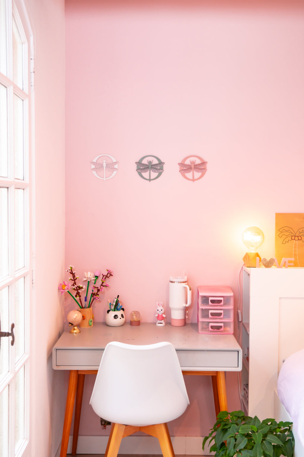 La Libellule D'été - Blanc