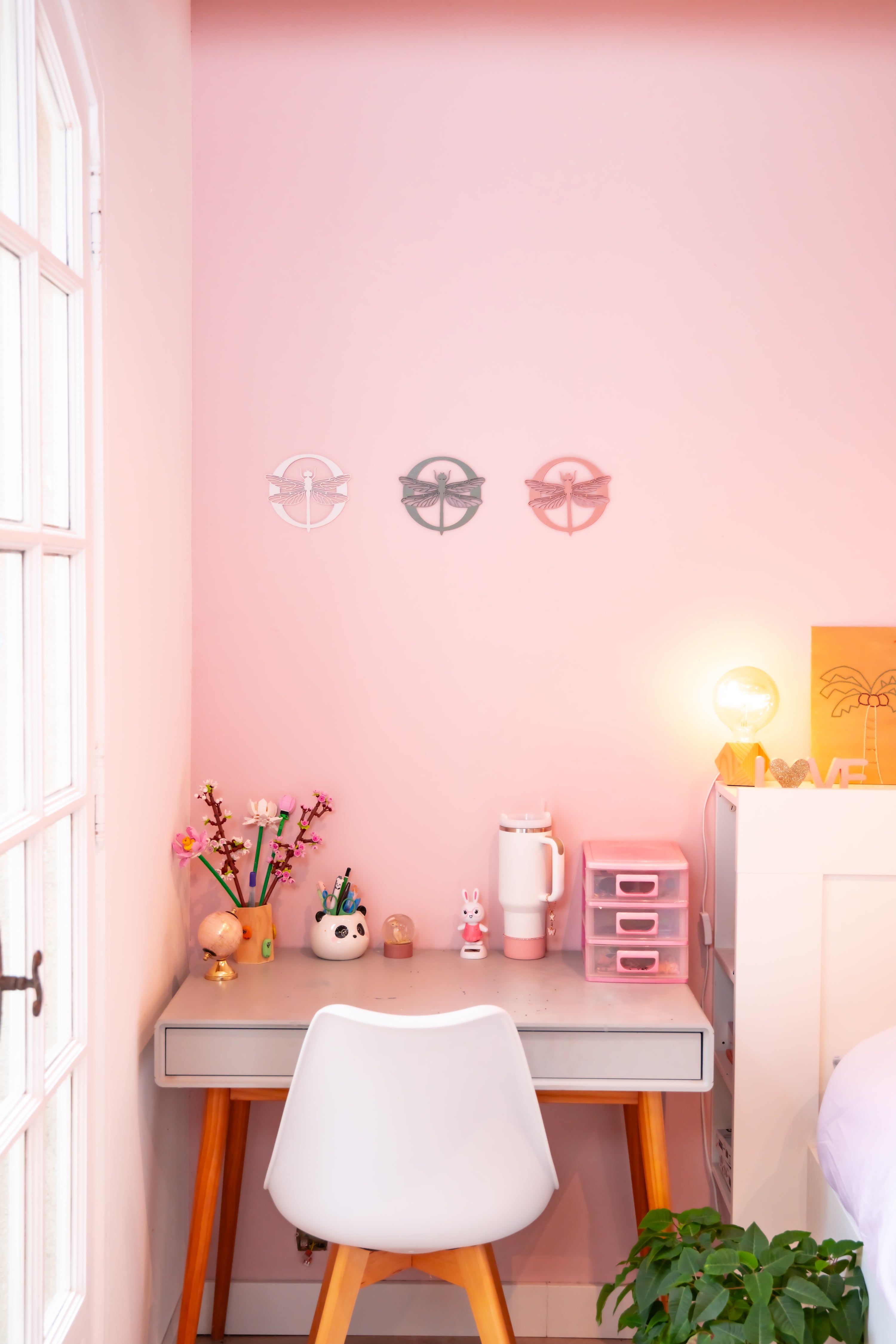 La Libellule D'été - Blanc