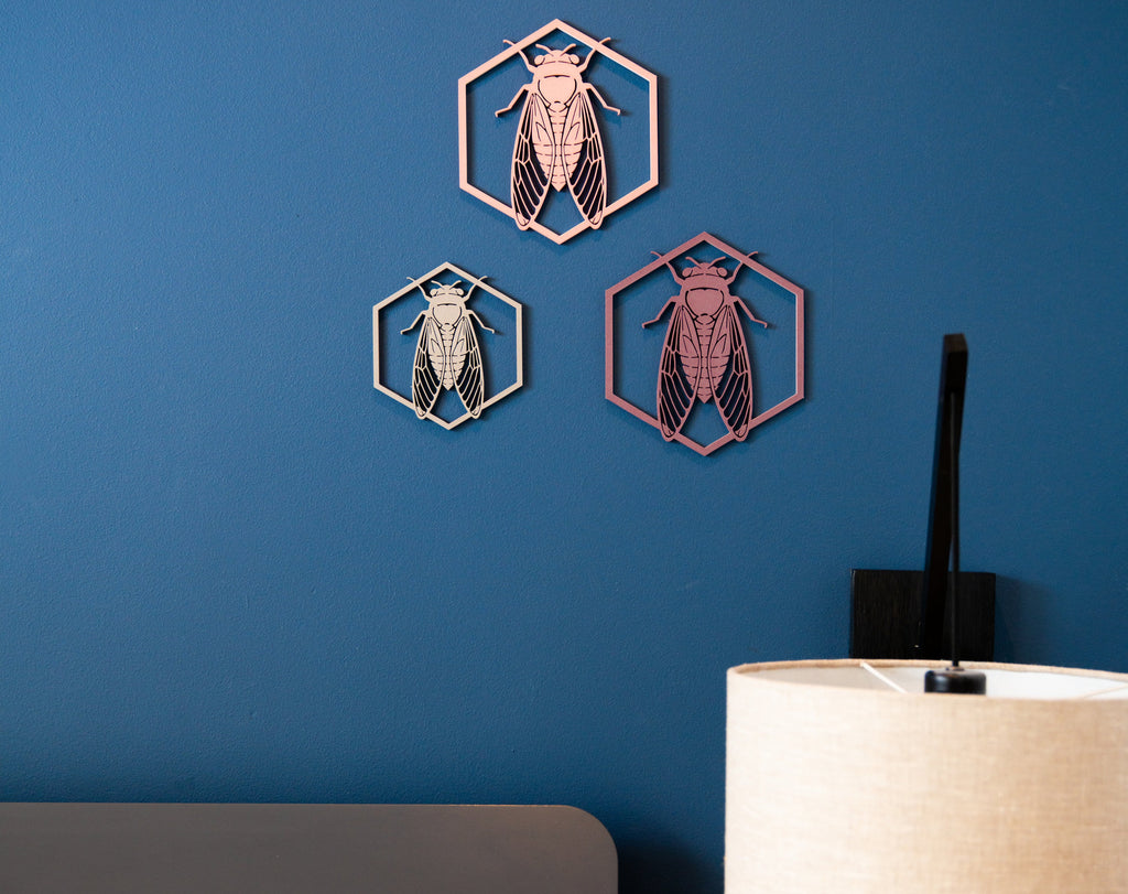 La cigale du Sud - Bois de Violette - Grand modèle