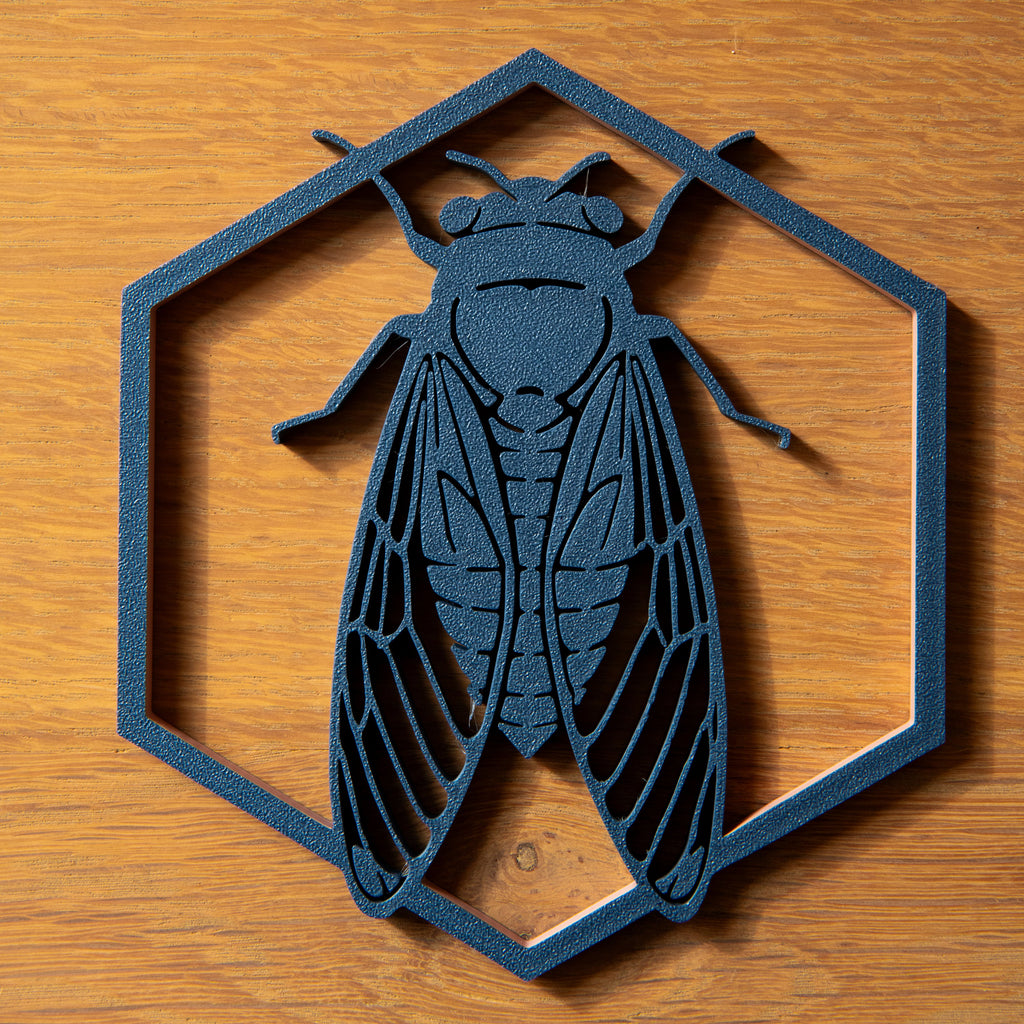 La cigale du Sud - Bleu mirage - Petit modèle